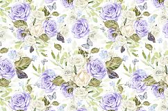 14 Hand drawn watercolor patterns Product Image 10