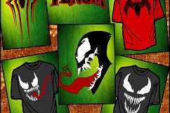 Venom svg files - Layered Venom design files Product Image 1