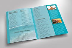 Oceanic Funeral Program Large Template - 8 Pages Product Image 4