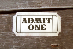 Perforated Blank Ticket Strip &amp; Print and Cut Tickets SVG Product Image 4