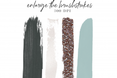 200 Watercolor Brushstrokes BUNDLE Product Image 8