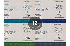 Wedding Boarding Pass Invitation Template Product Image 7