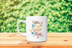 Gather Here with Grateful Hearts SVG - Fall SVG Cut File DXF Product Image 5