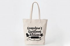 Christmas SVG Cut File - Grandma&#039;s Kitchen SVG DXF PNG EPS Product Image 8