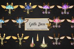 Giraffe Face Clipart Product Image 3