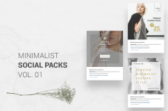 Minimalist Social Packs V. 01 Product Image 2