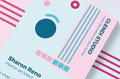 Abstract Business Card Template Product Image 4