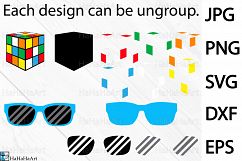 I Love The 80s Designs - Clip art / Cutting Files 98c Product Image 3