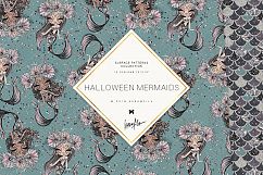 Halloween Mermaid Patterns Product Image 4