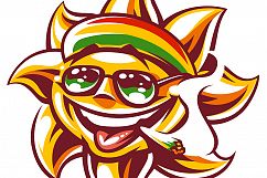 Happy Sun Vector Art | 3 Versions Product Image 1