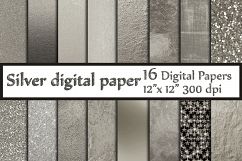 Silver Digital Paper Product Image 1