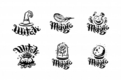 Witch and magic illustration set. Product Image 3
