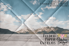 Folded Paper Textures - Paper Overlays &amp; Photoshop Brushes Product Image 2
