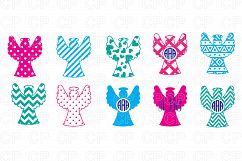 Christmas Angels Bundle SVG Cut Files,Christmas Angels Clipart Product Image 1