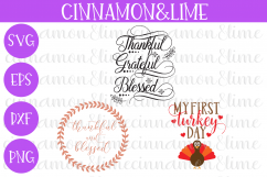 Thanksgiving Fall Bundle of 14 SVG Cut Files Product Image 4