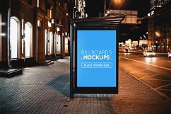 Billborad Mockup at Night Vol.2 Product Image 3