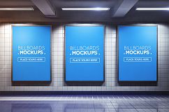 Subway Billboards Mockups Vol.3 Product Image 15