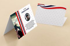 Funeral Thank you Card for Army Military Product Image 2