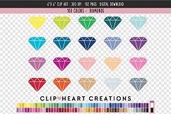 Diamonds Clip Art - 100 Clip Art Graphics Product Image 1