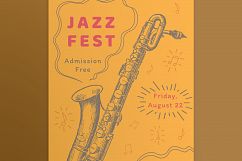 Jazz Music Jazz Festival Design Templates Bundle Product Image 9