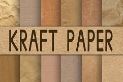 Kraft Paper Textures Digital Paper Product Image 1