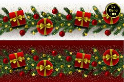 Winter Holiday Seamless Web Banners Product Image 2