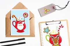 Cocoa &amp; Cookies graphics and illustrations Product Image 4