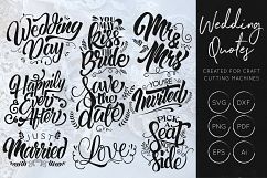 Wedding SVG Cut Files Bundle - Wedding Quotes - Wedding SVG Product Image 1
