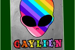 UFO design files, Alien svg files, Rainbow Alien, area 51 Product Image 6