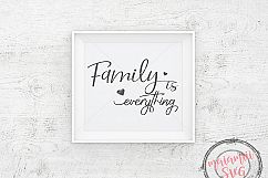 Family Is Everything Svg, Family Svg, Farmhouse Sign Svg Product Image 1