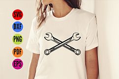 Spanners SVG Cutting File  Product Image 2