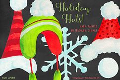 Christmas Holiday Hats Clipart Product Image 3
