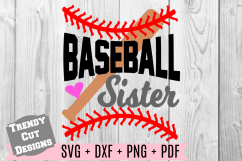 Baseball Sister SVG Product Image 1