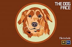 3 Dog Face Vector Product Image 4