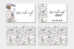 Hand drawn vector cosmetics set. Makeup. Product Image 6