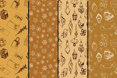 Vintage Christmas Toys seamless digital paper pack Product Image 2