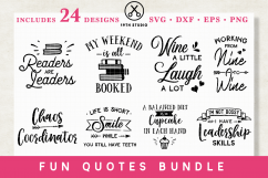 Fun Quotes SVG Bundle - MB10 Product Image 1
