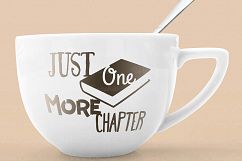 Just One More Chapter | Cutting File | Printable | SVG | PNG Product Image 3