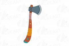 Tribal clip art collection, BOHO clip art, Bohemian dreamcatcher, feathers, arrows, tipi, bull skull. Svg, eps, dxf, png AI vector files Product Image 5