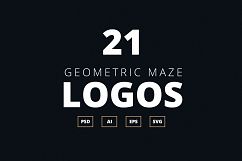 Geometric Maze Logos + Templates Product Image 6