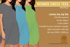 Women Dress Tees Mockup Product Image 2