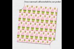 12 Bakery Digital Papers in Spring Flower Theme Color Product Image 4