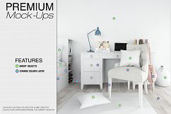 Throw Pillows &amp; Carpet Mockup Pack Product Image 7