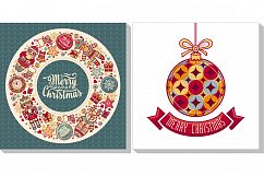 Christmas template. Big bundle. 30 greeting card. Christmas invitation. Xmas flyer Product Image 6