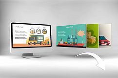 Logistics PowerPoint Infographic Set Product Image 10