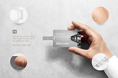 Wafer USB Wallet Card Mockup Product Image 3