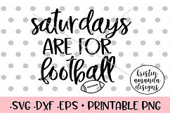 Saturday's Are For Football Fall SVG DXF SVG DXF EPS P Product Image 1