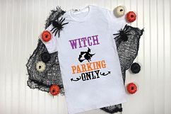Witch Parking Only SVG Cut File - Halloween SVG DXF EPS PNG Product Image 7