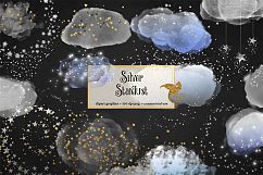 Silver Stardust Clipart Product Image 1