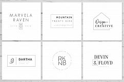 Minimal Premade Logo Bundle V03 Product Image 9